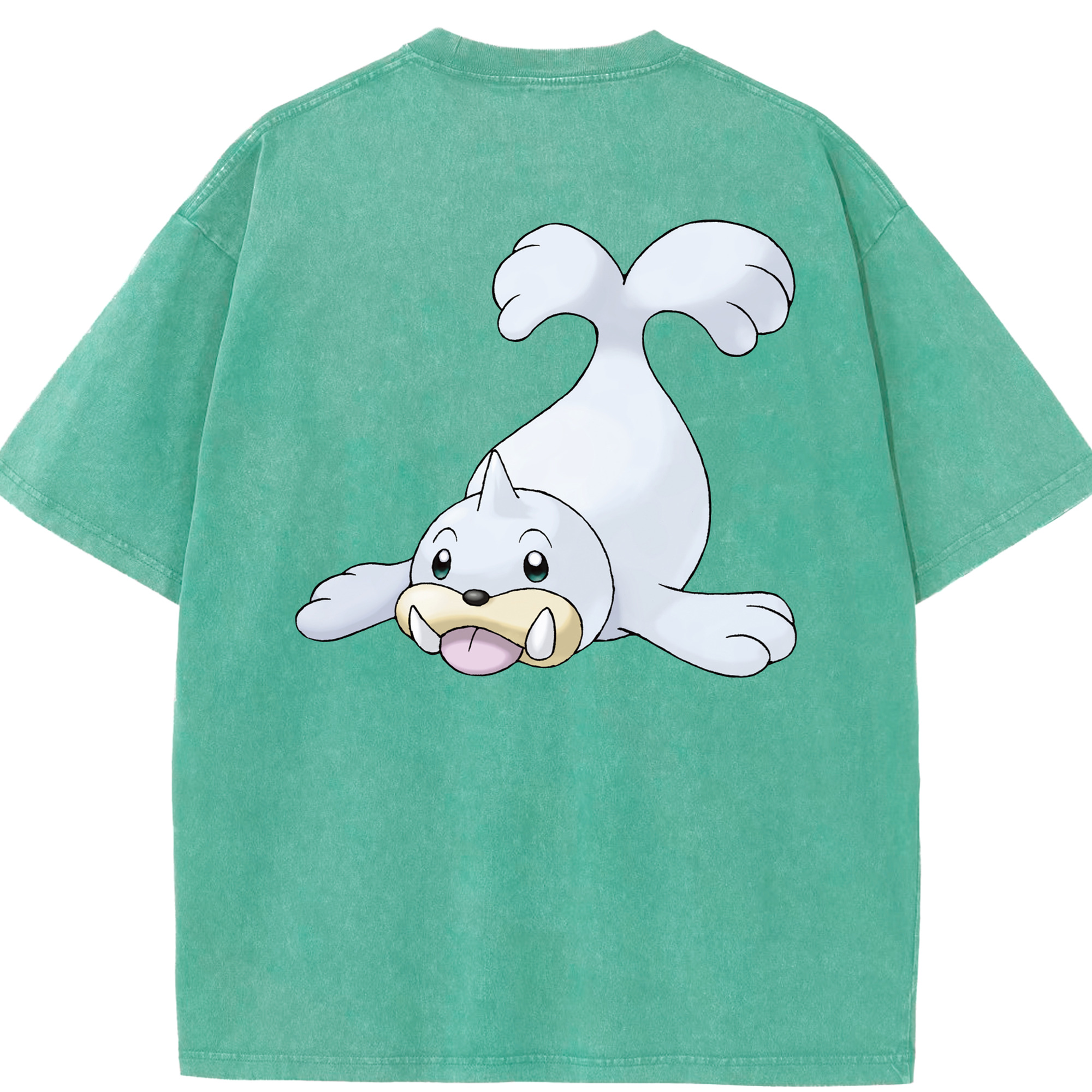 （画像用） ポケットモンスター Pokémon 綿100% ヴィンテージ風 半袖Tシャツ（背面プリント）